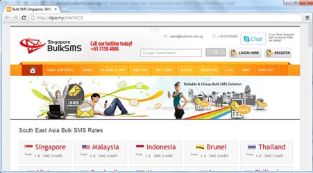 Bulk SMS URL Shortener