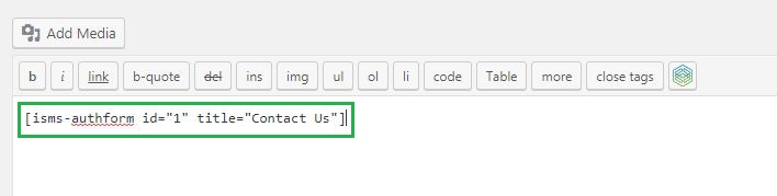 Configure WordPress iSMS Contact Form Authenticator Plugin Indonesia