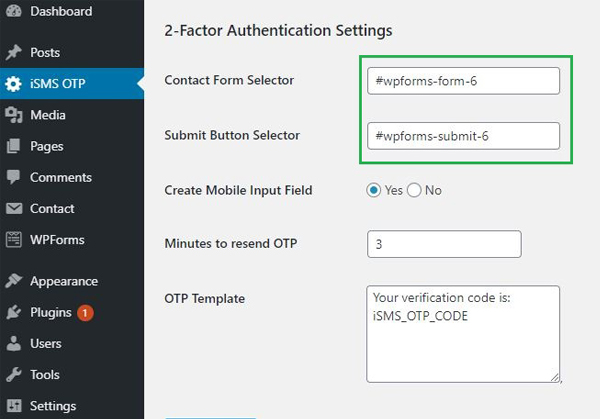 Configure WordPress iSMS Authenticator Plugin Indonesia