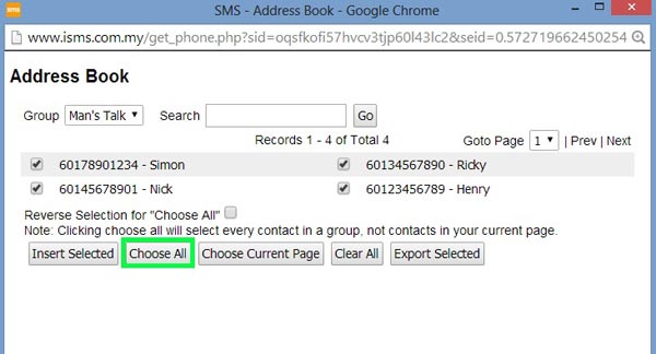 Compose Group Messaging in Bulk SMS Indonesia