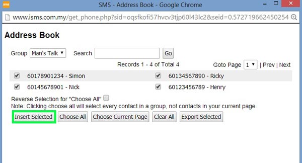 Compose Group Messaging in Bulk SMS Indonesia